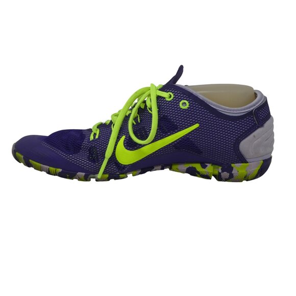 Nike Free Cross Bionic Purple Yellow Training Athletic Running Shoes Sneakers - Picture 3 of 12